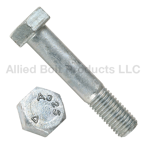 7/8" x 4" HEAVY HEX BOLT A490 TYPE 1 UNPLATED Allied Bolt Products LLC