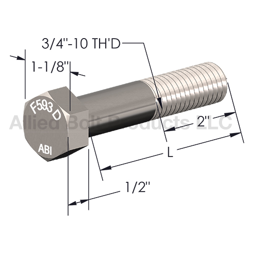 3 8 x 10 inch bolt
